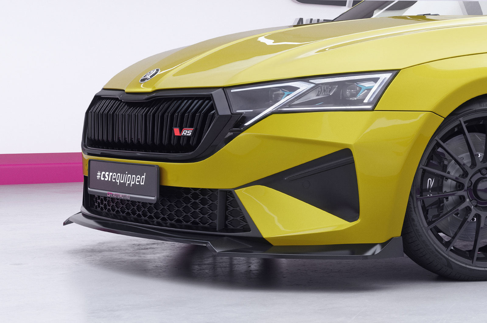 CSR Frontspoiler | Cup-Spoilerlippe mit ABE für Skoda Octavia 4 RS CSL992