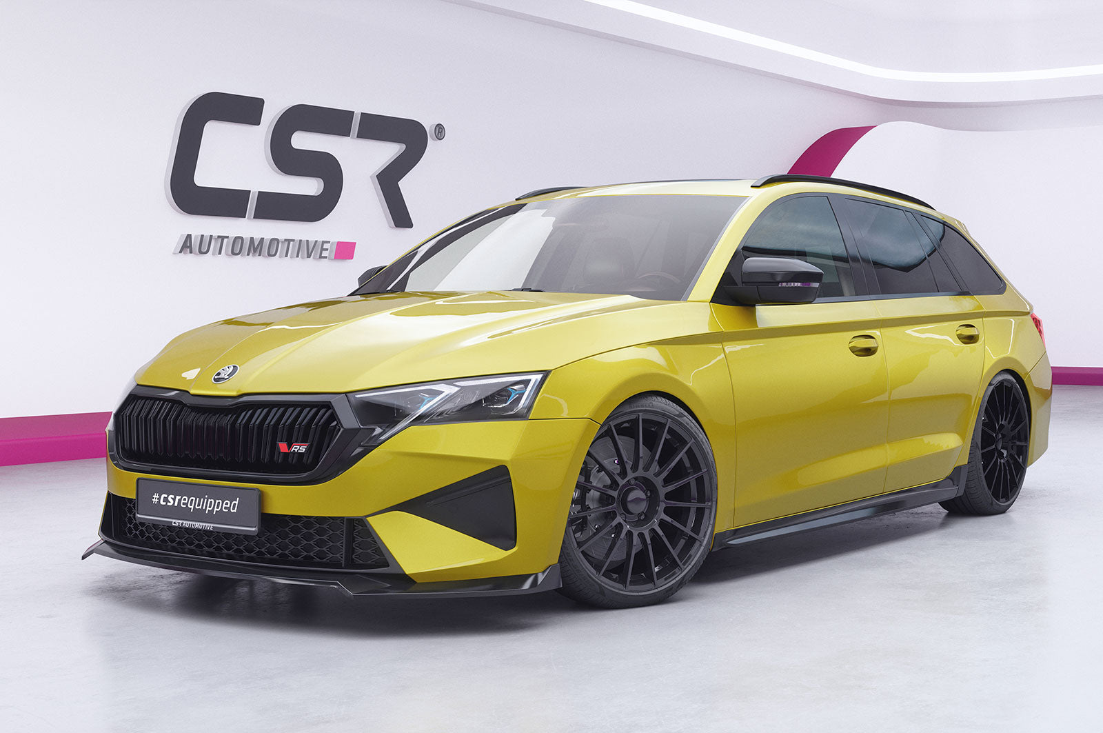 CSR Frontspoiler | Cup-Spoilerlippe mit ABE für Skoda Octavia 4 RS CSL992