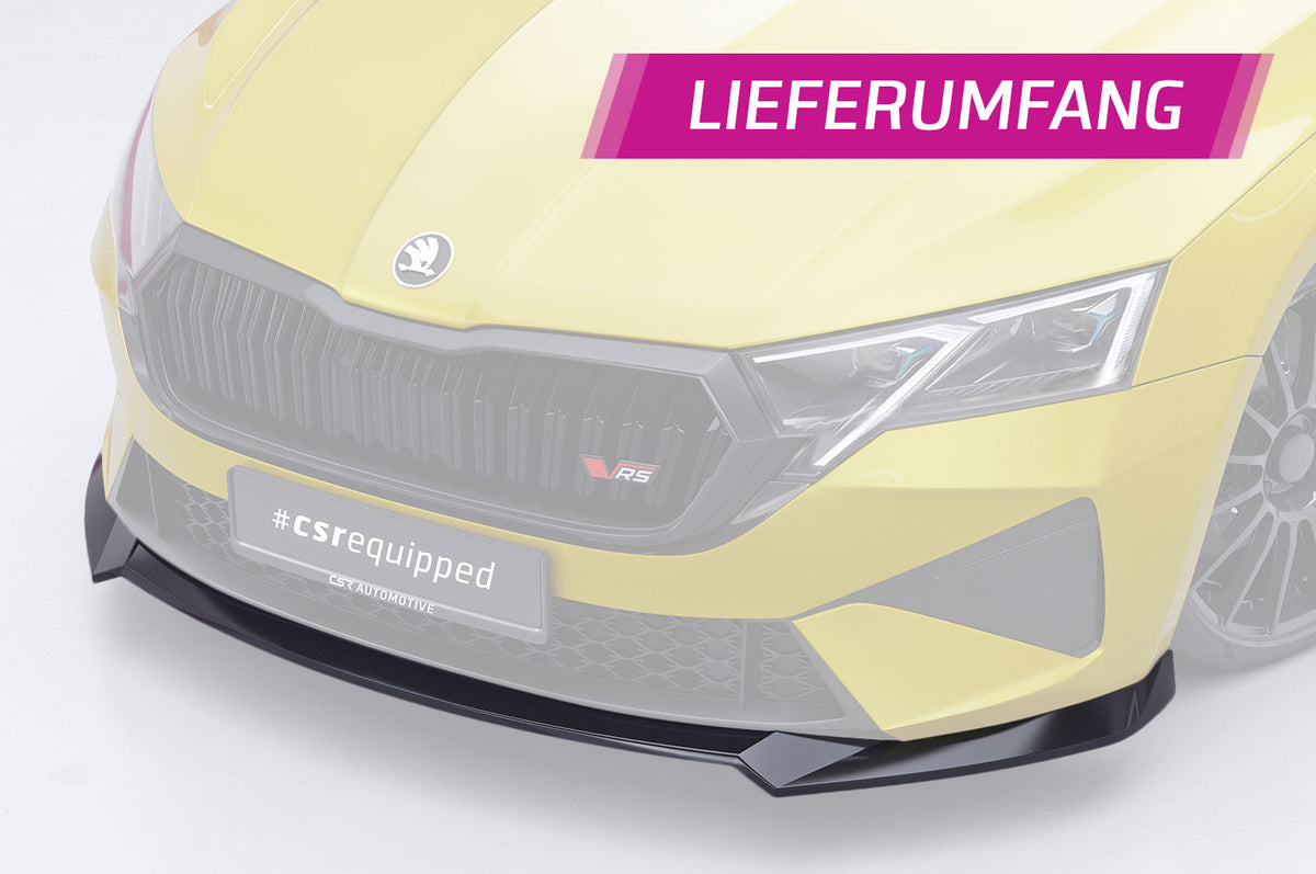 CSR Frontspoiler | Cup-Spoilerlippe mit ABE für Skoda Octavia 4 RS CSL992