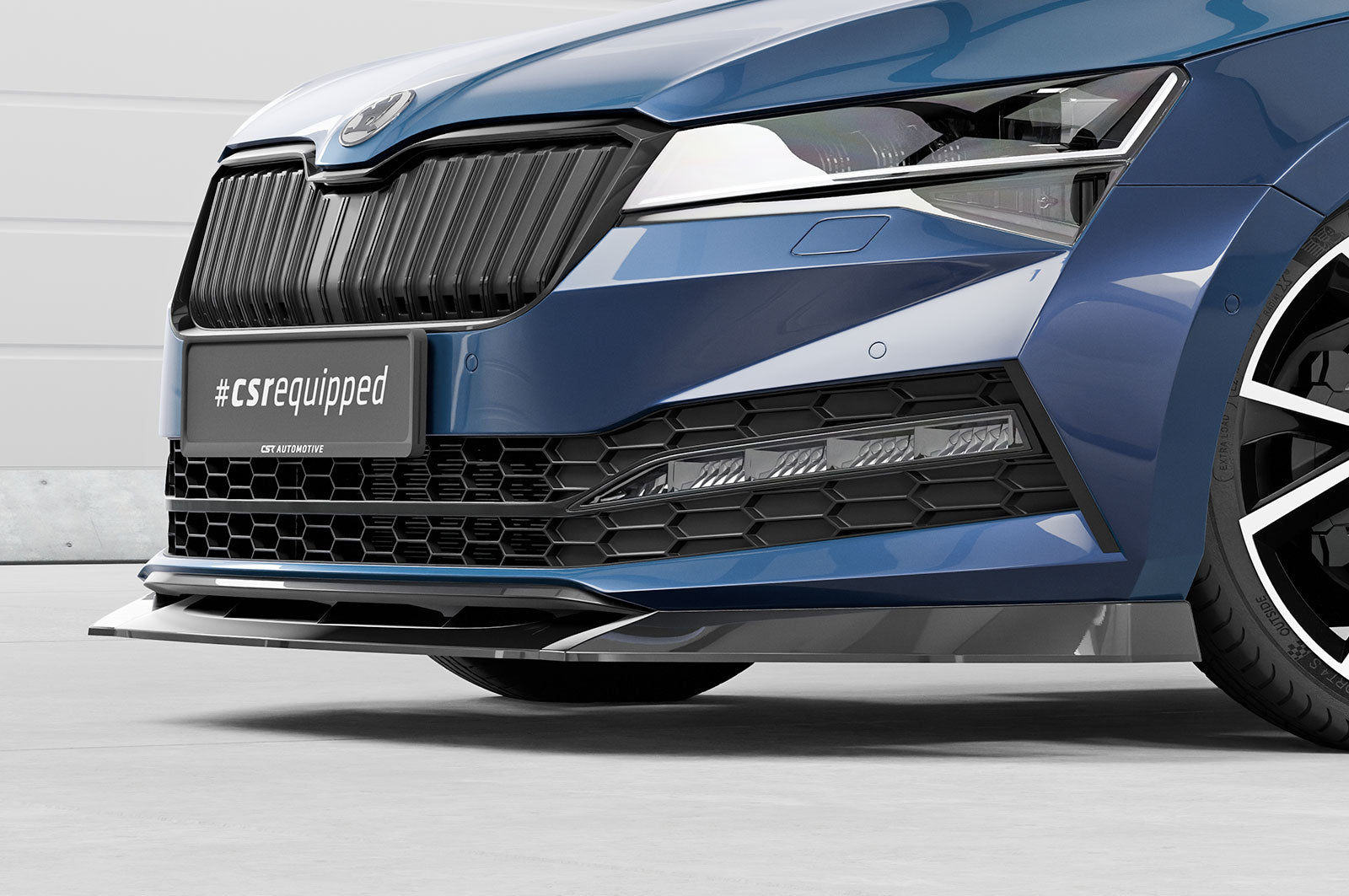 CSR Frontspoiler | Cup-Spoilerlippe mit ABE für Skoda Superb III (Typ 3V) CSL468