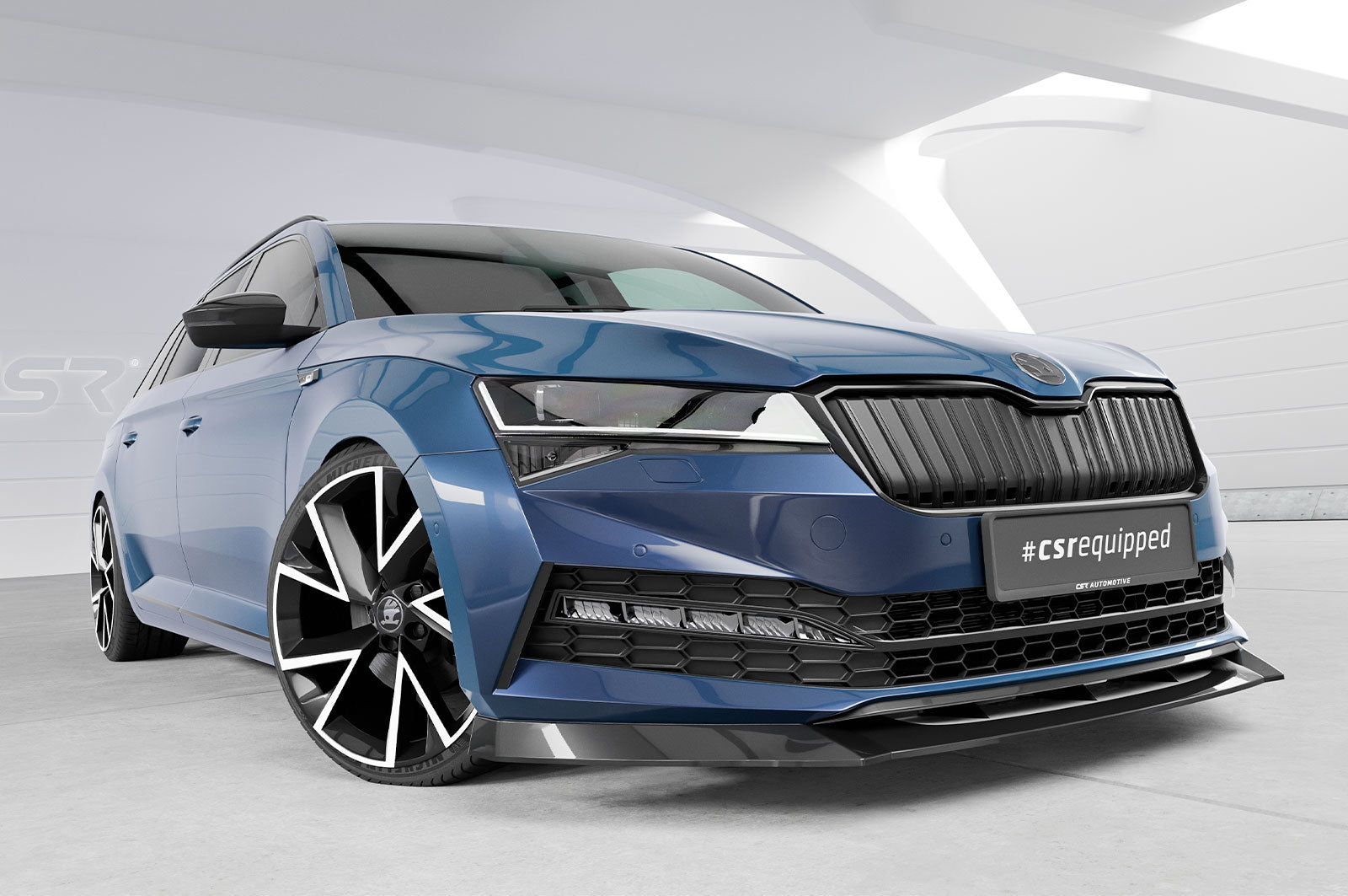 CSR Frontspoiler | Cup-Spoilerlippe mit ABE für Skoda Superb III (Typ 3V) CSL468
