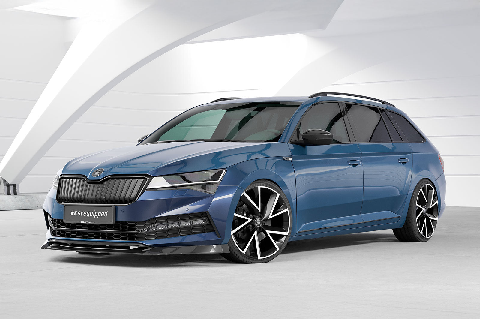 CSR Frontspoiler | Cup-Spoilerlippe mit ABE für Skoda Superb III (Typ 3V) CSL468