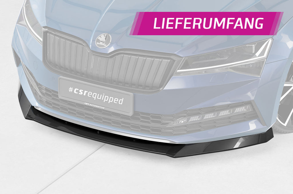 CSR Frontspoiler | Cup-Spoilerlippe mit ABE für Skoda Superb III (Typ 3V) CSL468
