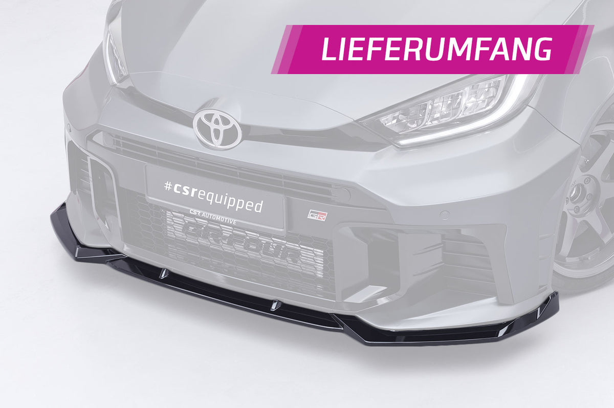 CSR Frontspoiler | Cup-Spoilerlippe mit ABE für Toyota GR Yaris (XP021) CSL968