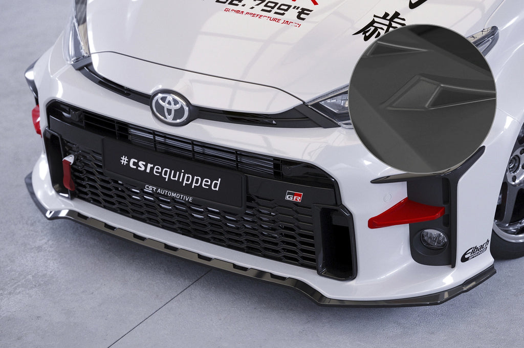 CSR Frontspoiler | Cup-Spoilerlippe mit ABE für Toyota GR Yaris (XP21) CSL535-L Lackierung erforderlich (unlackiert roh)