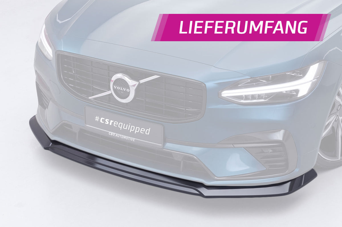 CSR Frontspoiler | Cup-Spoilerlippe mit ABE für Volvo S90 / V80 R-Design CSL015