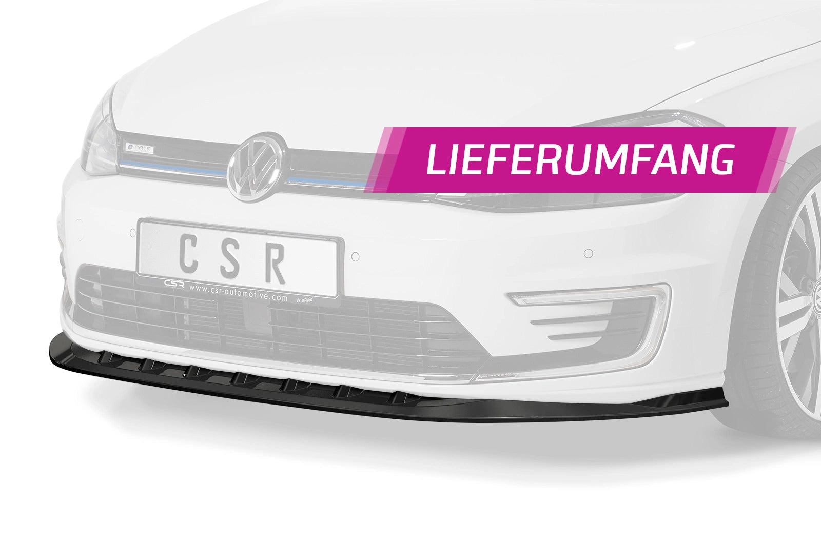 CSR Frontspoiler | Cup-Spoilerlippe mit ABE für VW e-Golf CSL474