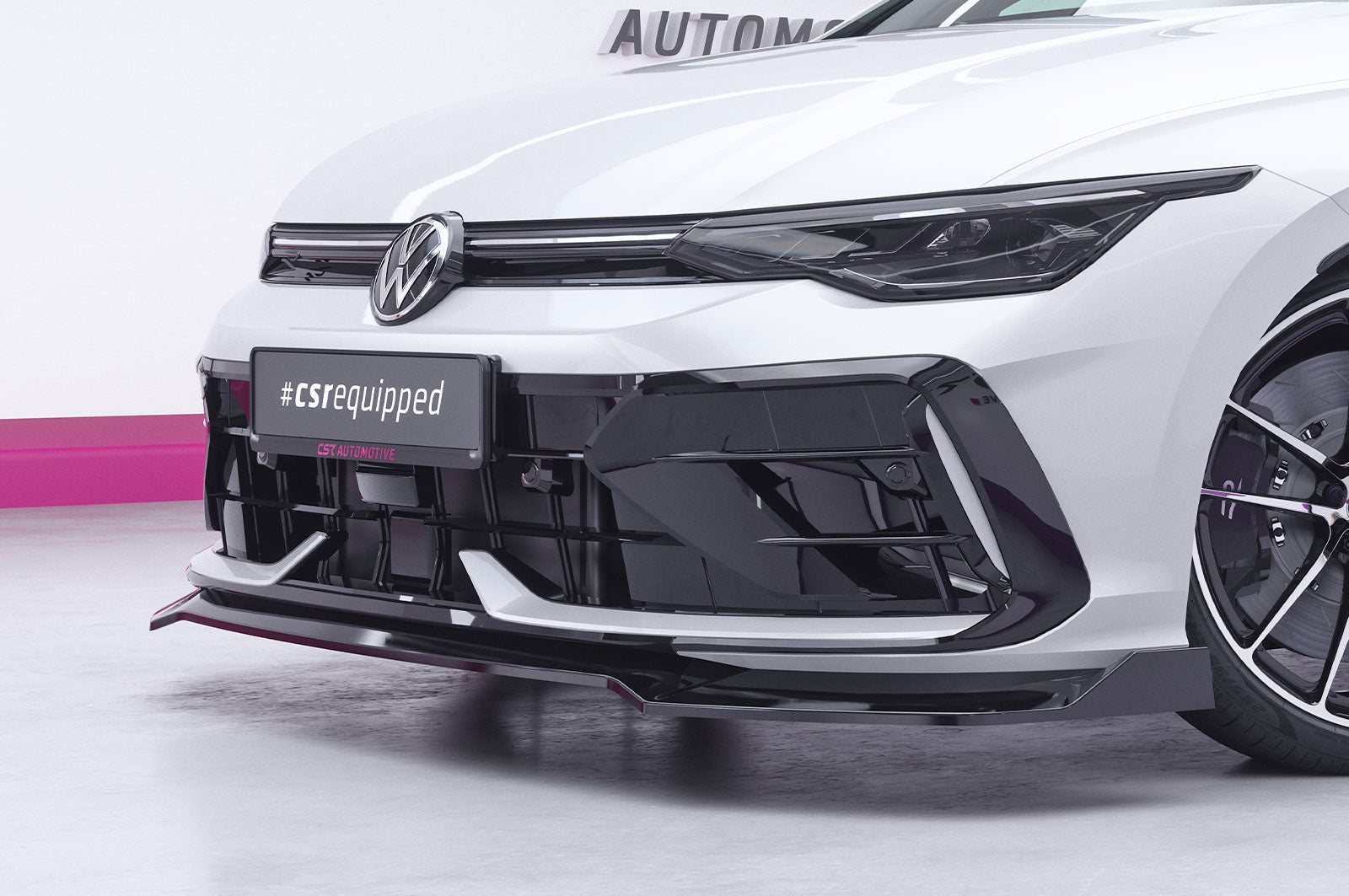 CSR Frontspoiler | Cup-Spoilerlippe mit ABE für VW Golf 8 R CSL947