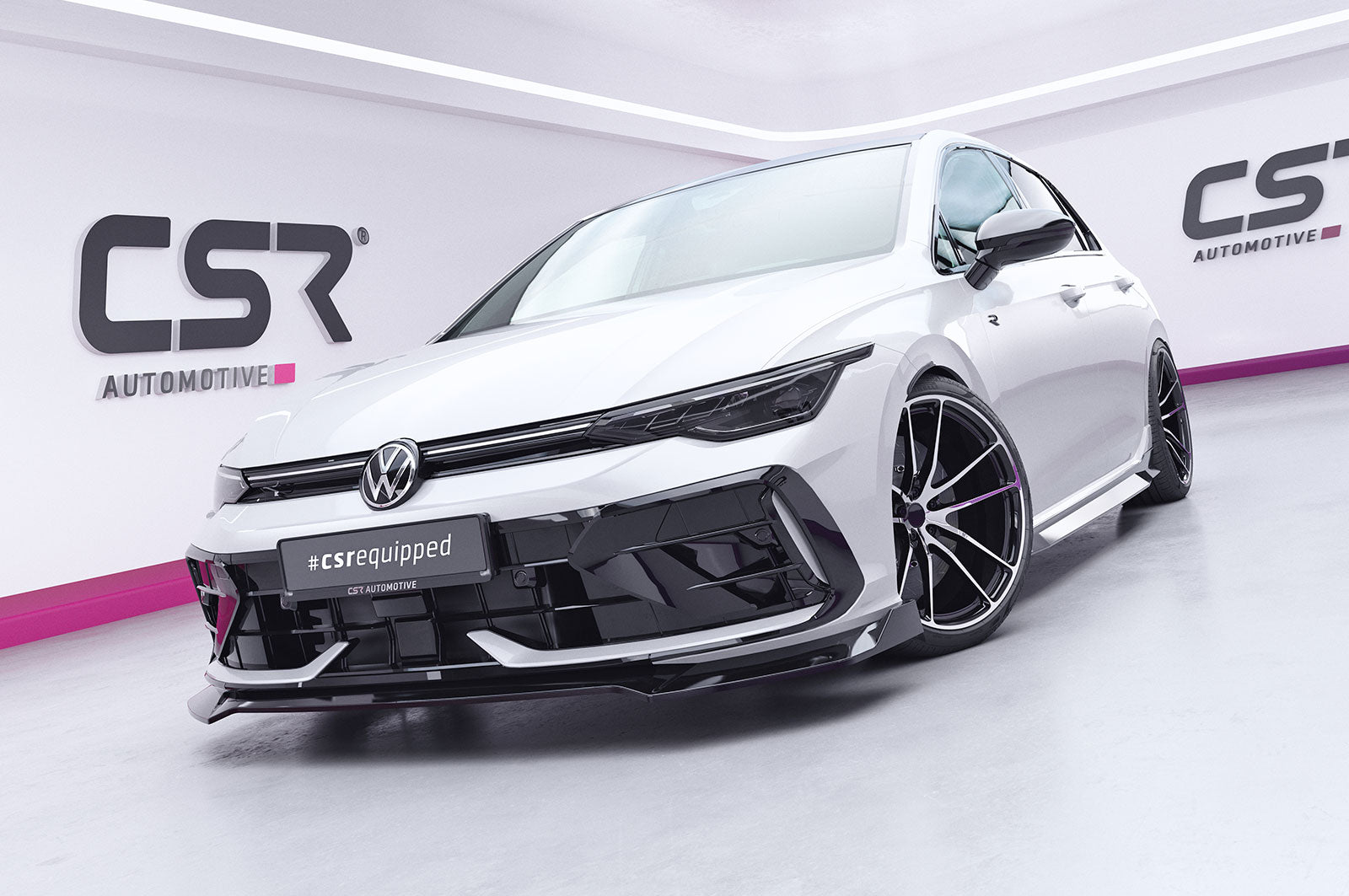 CSR Frontspoiler | Cup-Spoilerlippe mit ABE für VW Golf 8 R CSL947
