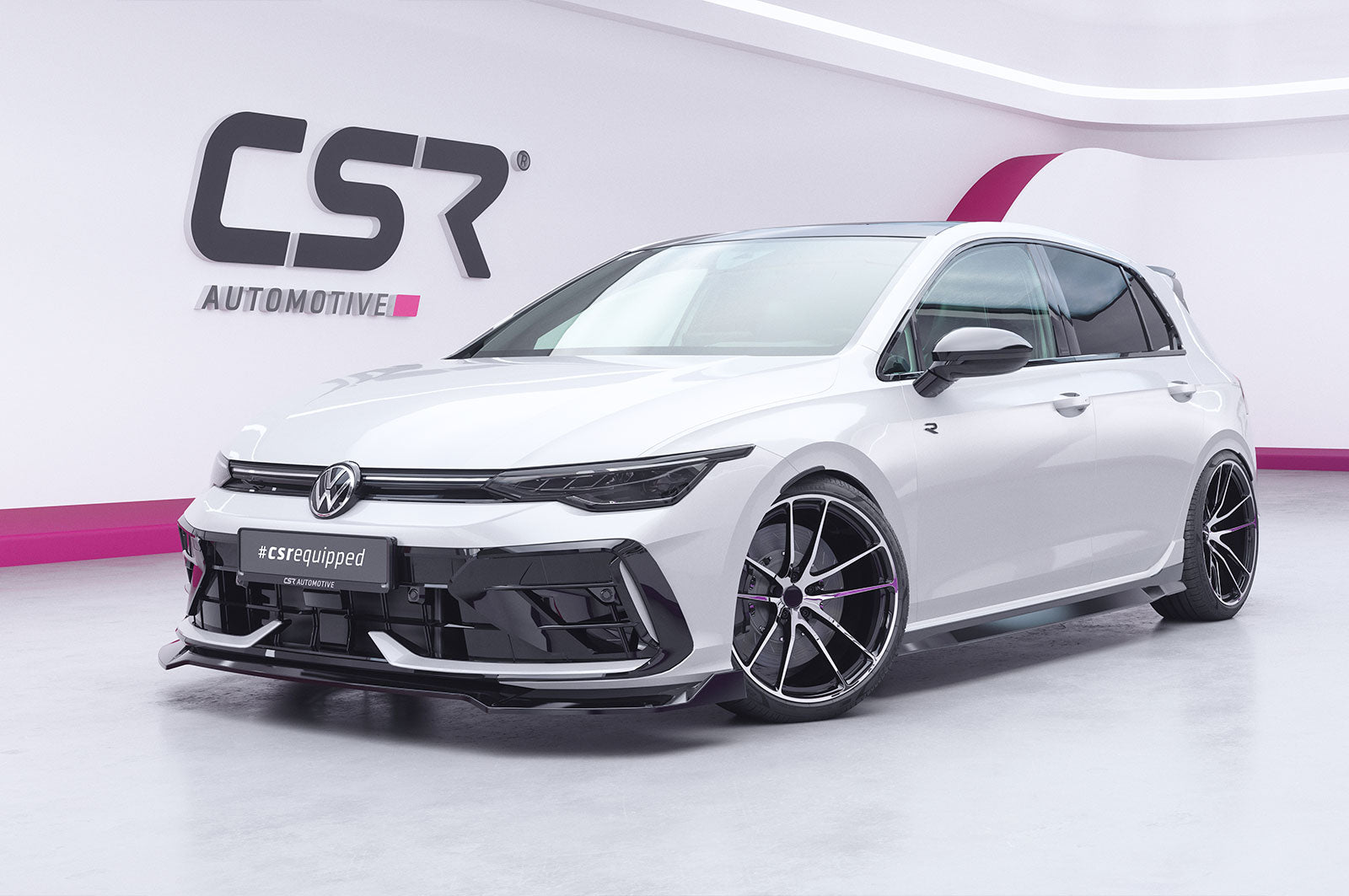 CSR Frontspoiler | Cup-Spoilerlippe mit ABE für VW Golf 8 R CSL947