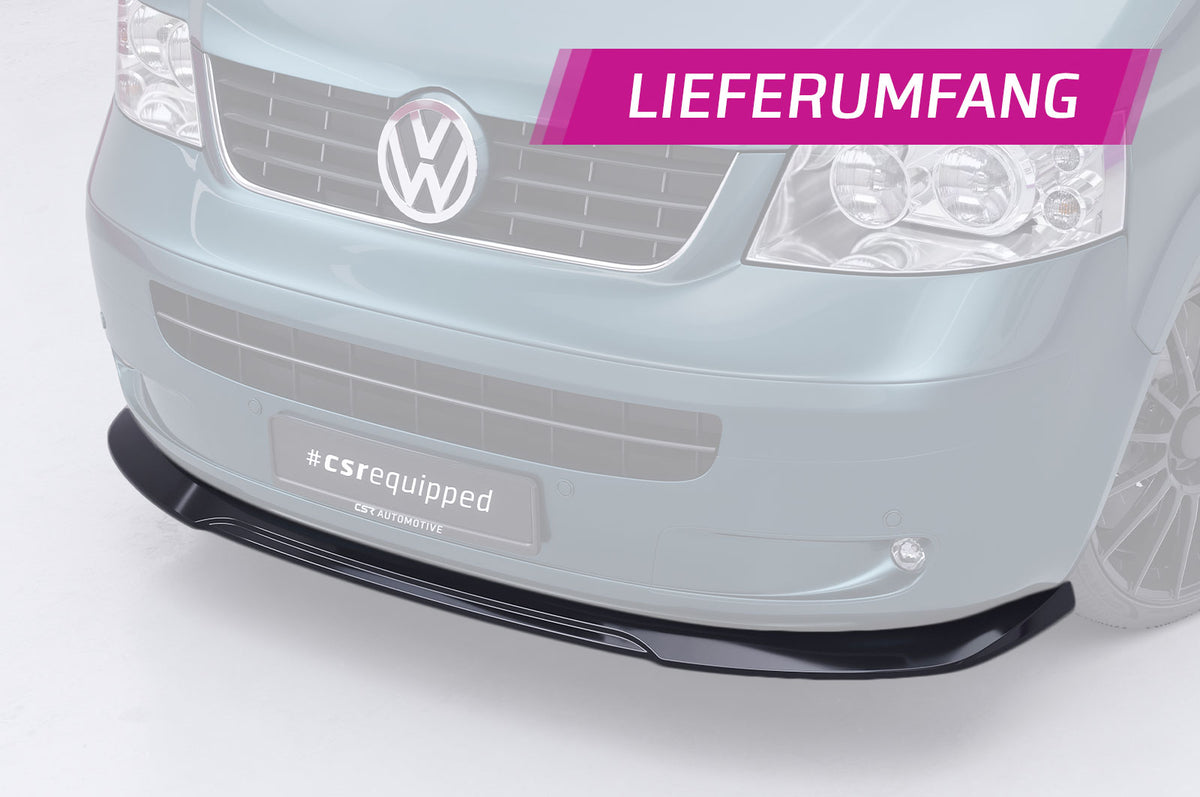 CSR Frontspoiler | Cup-Spoilerlippe mit ABE für VW T5 (Typ 7H/7E) CSL034