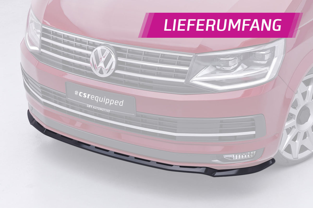 CSR Frontspoiler | Cup-Spoilerlippe mit ABE für VW T6 Bus CSL486