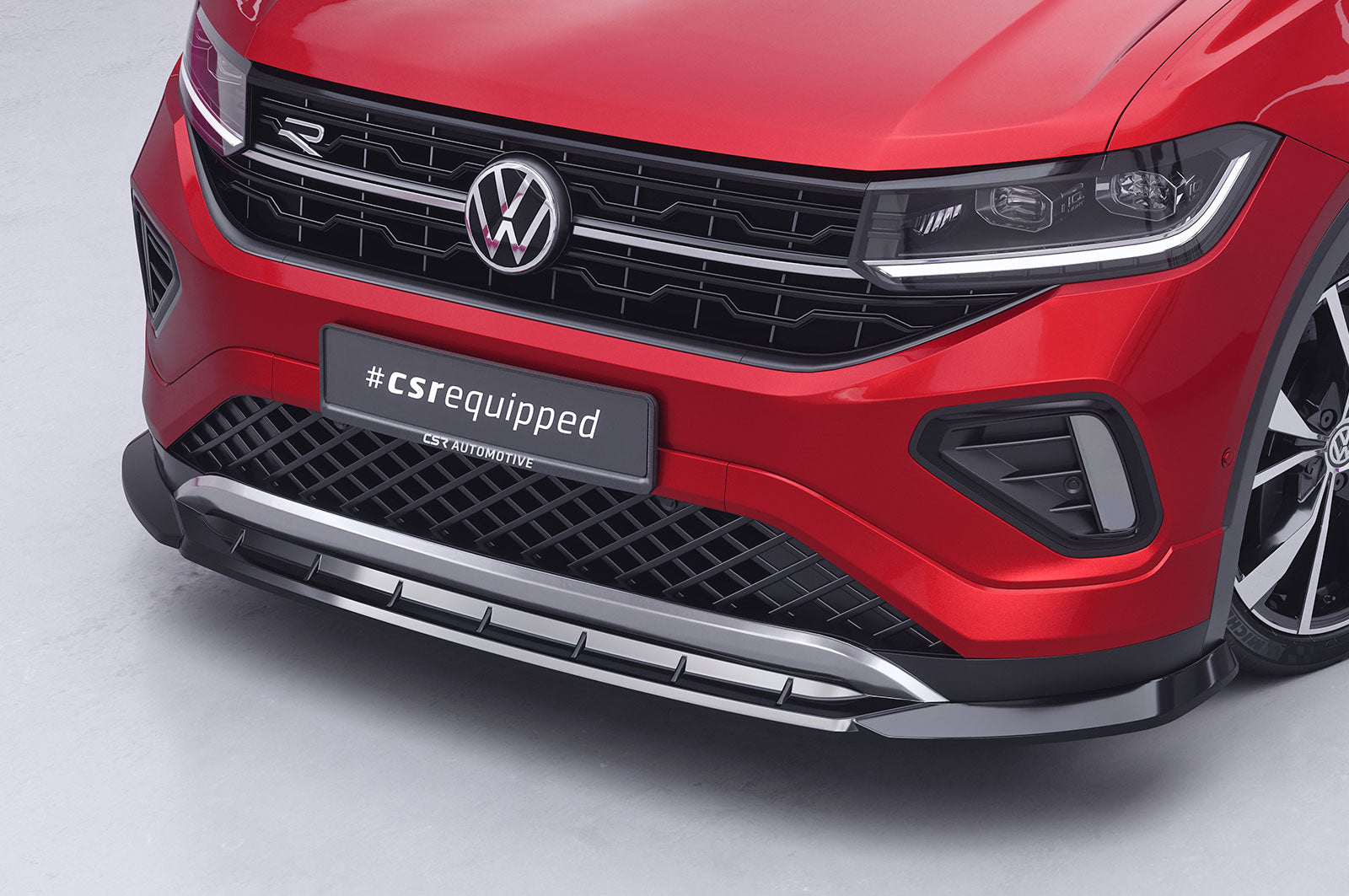 CSR Frontspoiler | Cup-Spoilerlippe mit ABE für VW T-Cross R-Line CSL010