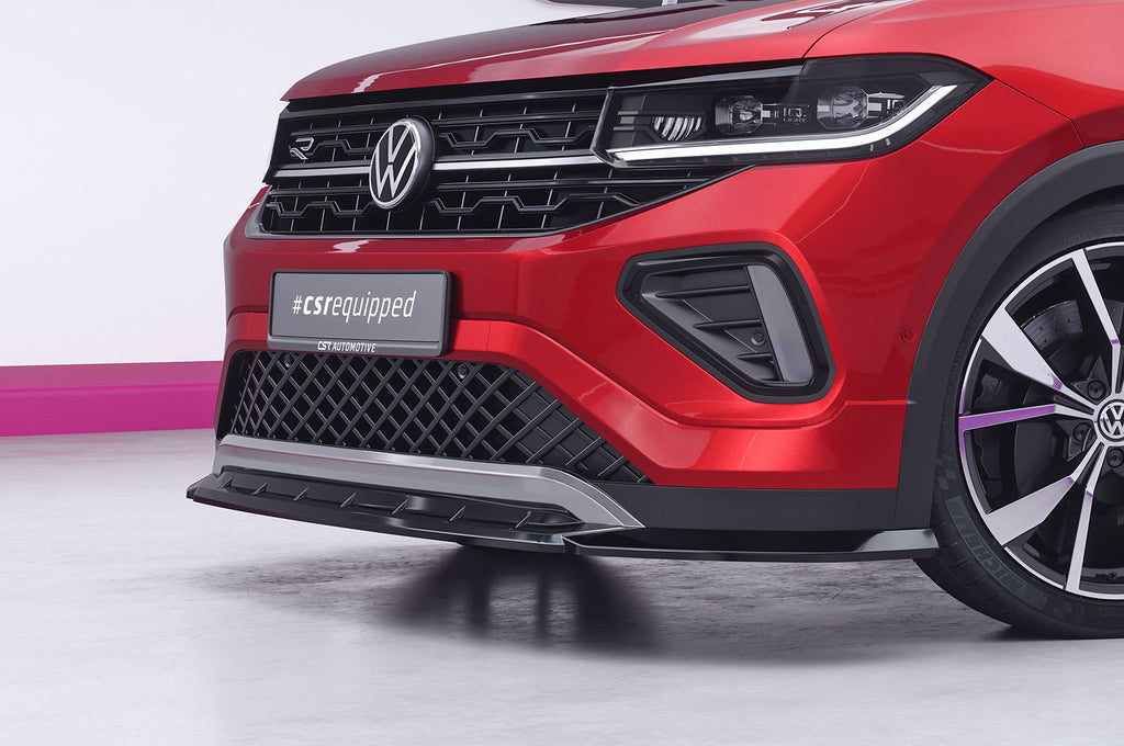 CSR Frontspoiler | Cup-Spoilerlippe mit ABE für VW T-Cross R-Line CSL010