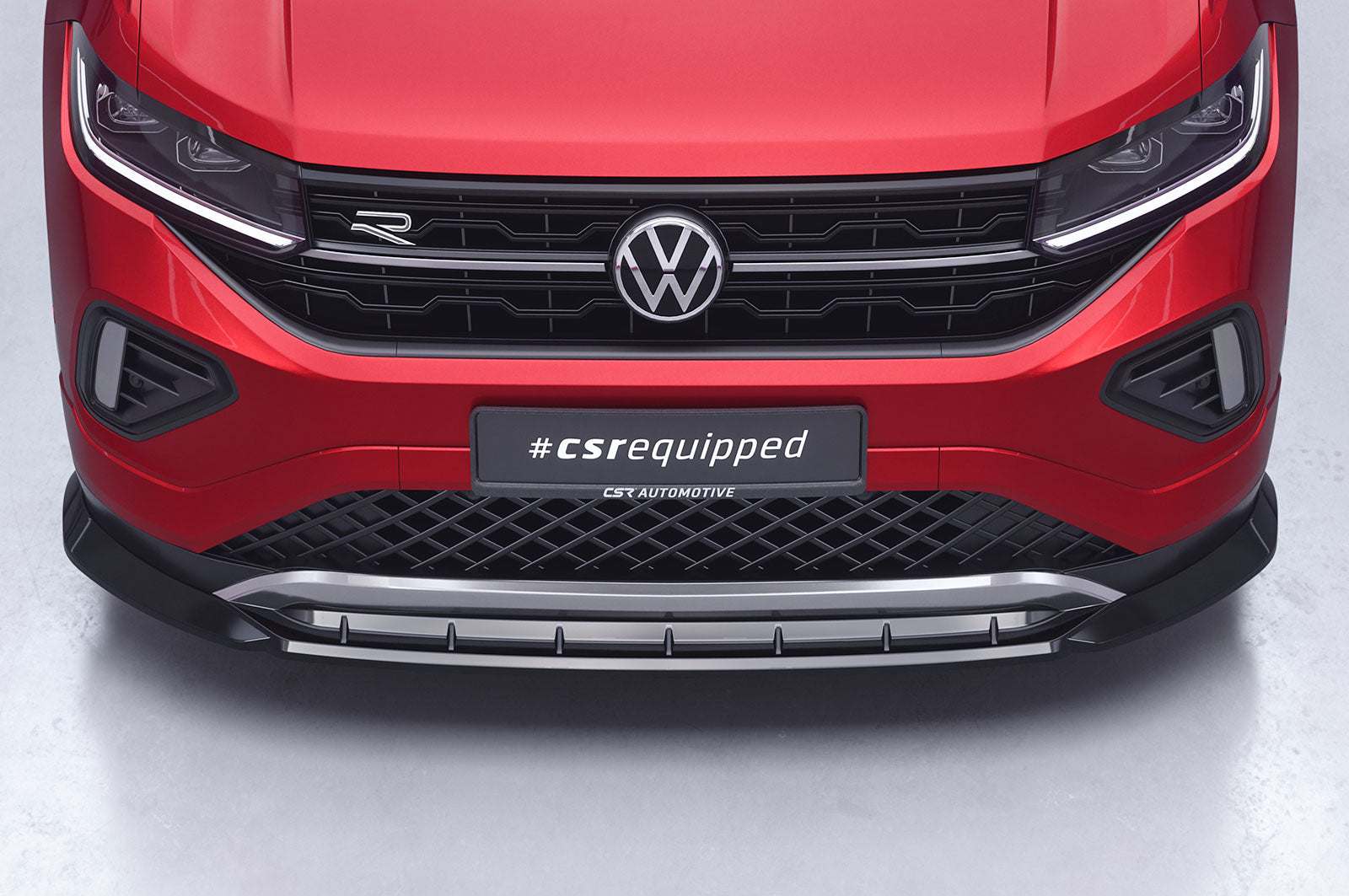CSR Frontspoiler | Cup-Spoilerlippe mit ABE für VW T-Cross R-Line CSL010
