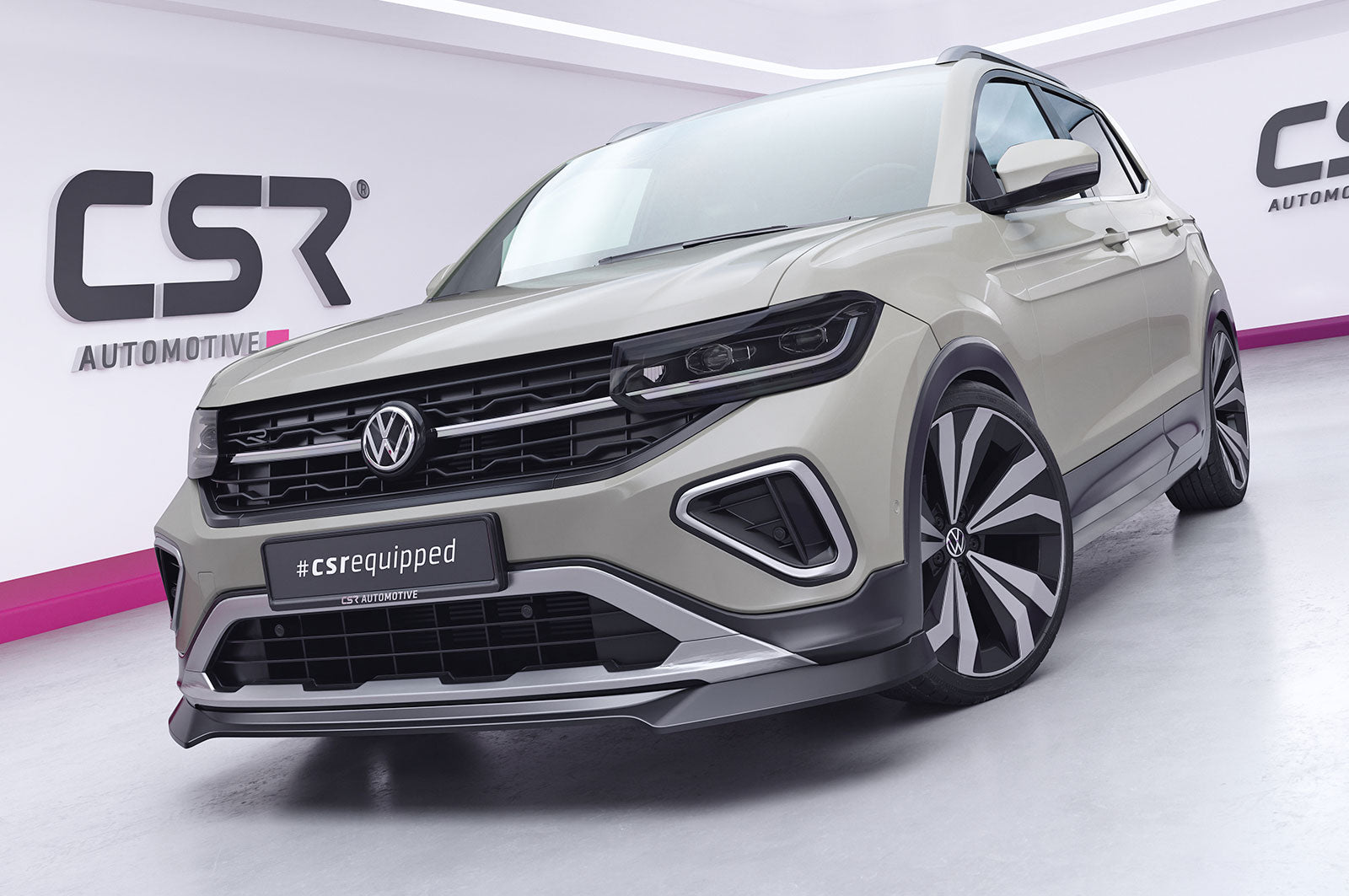 CSR Frontspoiler | Cup-Spoilerlippe mit ABE für VW T-Cross (Typ C1) CSL922