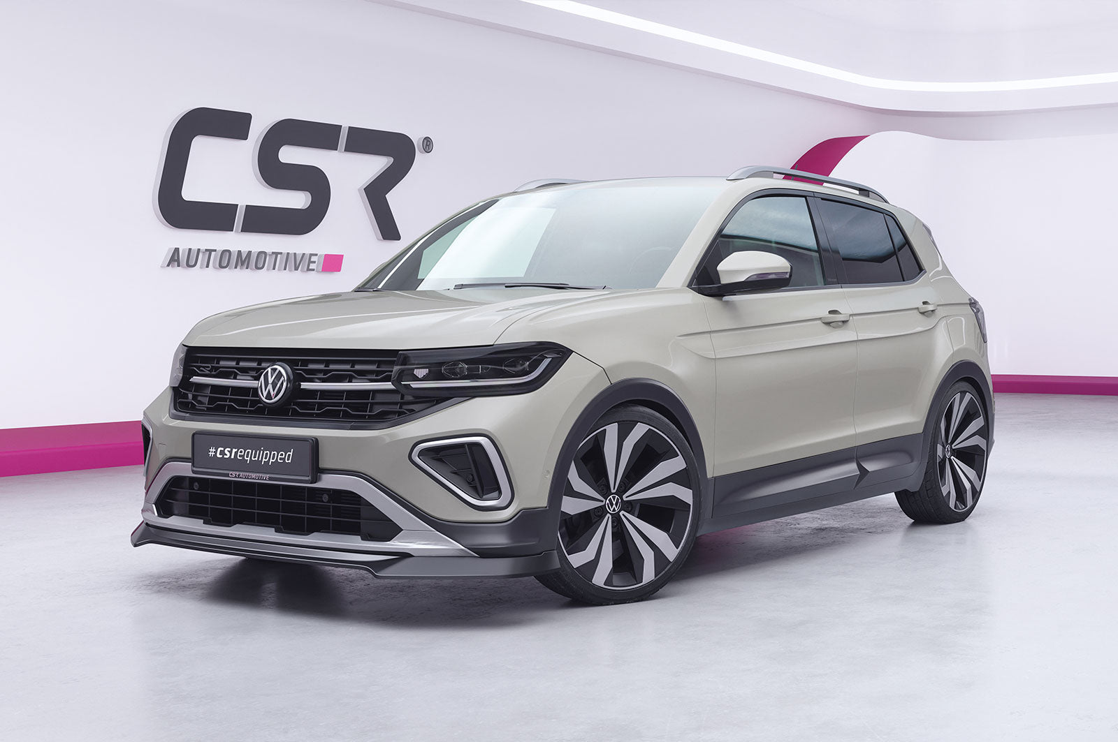 CSR Frontspoiler | Cup-Spoilerlippe mit ABE für VW T-Cross (Typ C1) CSL922