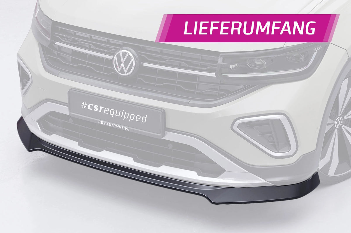 CSR Frontspoiler | Cup-Spoilerlippe mit ABE für VW T-Cross (Typ C1) CSL922