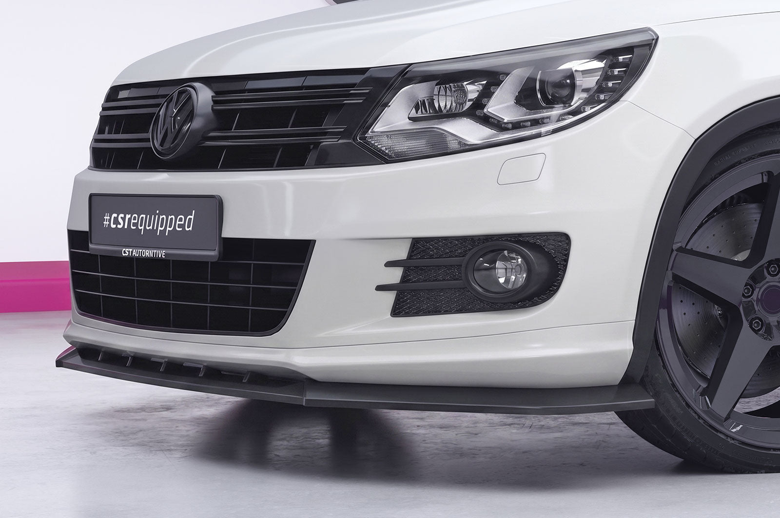 CSR Frontspoiler | Cup-Spoilerlippe mit ABE für VW Tiguan 1 (5N) R-Line CSL030