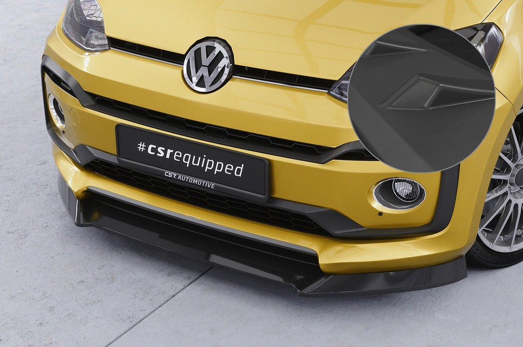 CSR Frontspoiler | Cup-Spoilerlippe mit ABE für VW up! CSL353-L Unlackiert roh (Lackierung erforderlich)
