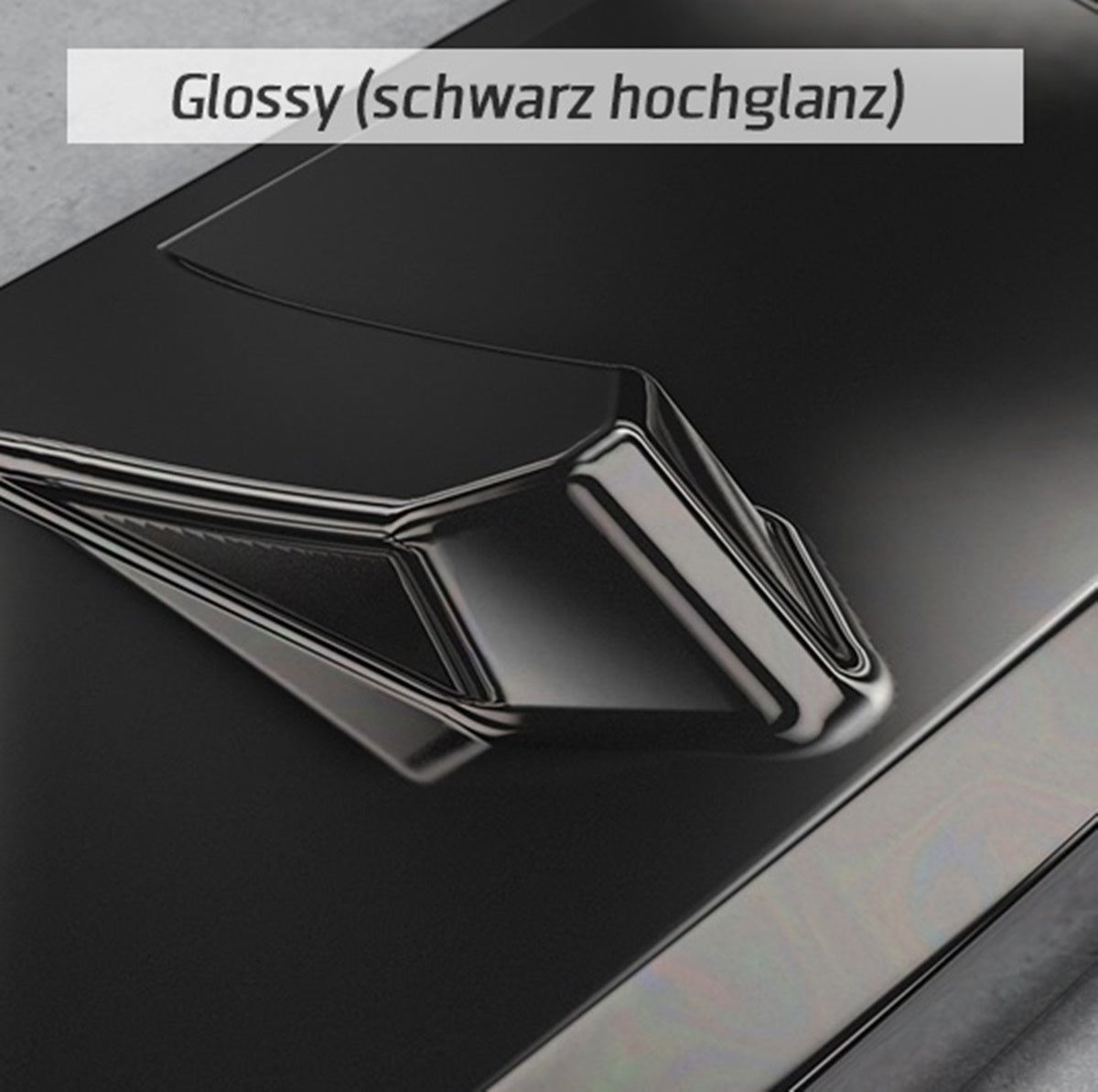 Glossy schwarz Hochglanz (keine Lackierung erforderlich)