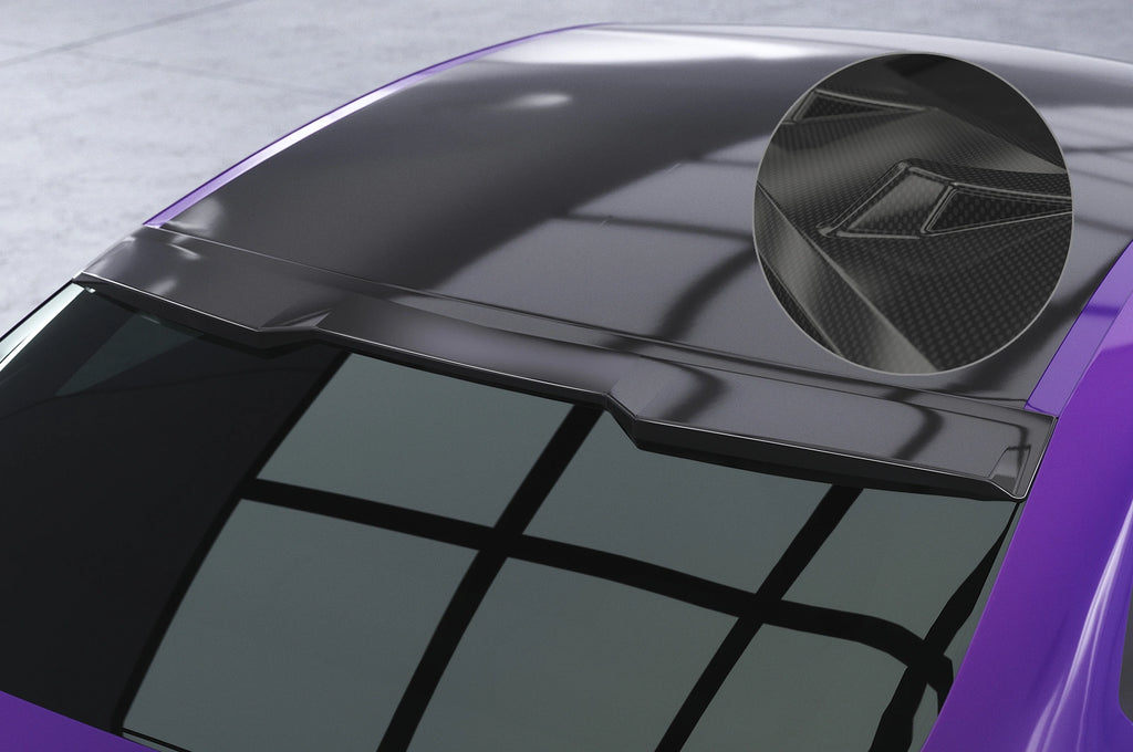 CSR Heckscheibenblende mit ABE für BMW 2er G42 / G87 Coupe HSB097-C Carbon Look Hochglanz (keine Lackierung erforderlich)