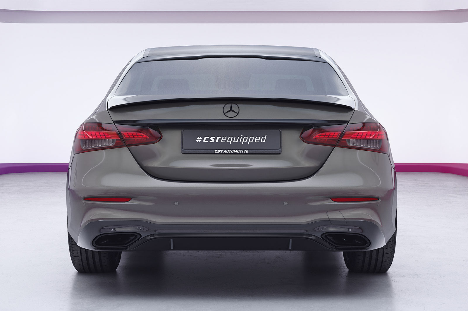 CSR Heckscheibenblende mit ABE für Mercedes-Benz E-Klasse W213 Limousine HSB116