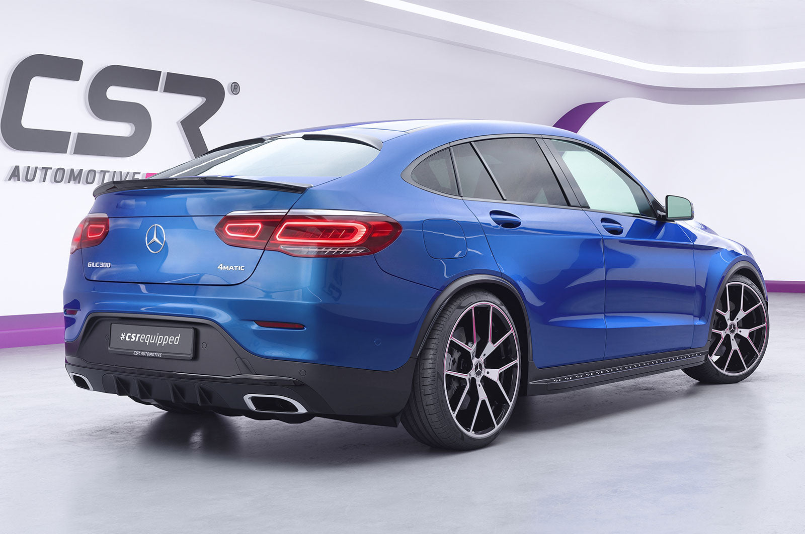CSR Heckscheibenblende mit ABE für Mercedes-Benz GLC (C253) Coupe HSB093