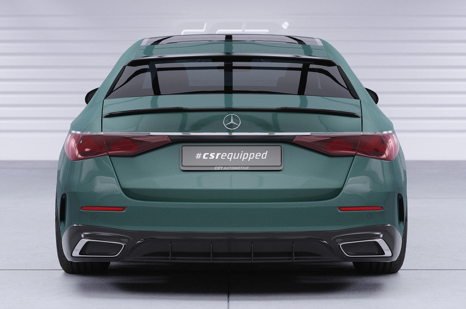 CSR Heckscheibenblend mit ABE für Mercedes Benz E-Klasse W214 Limousine HSB130-L Lackierung erforderlich