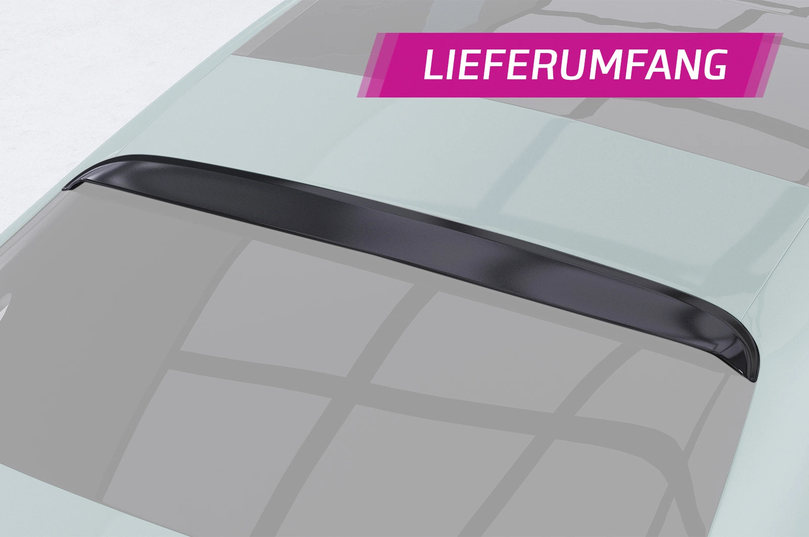 CSR Heckscheibenblend mit ABE für Mercedes Benz E-Klasse W214 Limousine HSB130-L Lackierung erforderlich