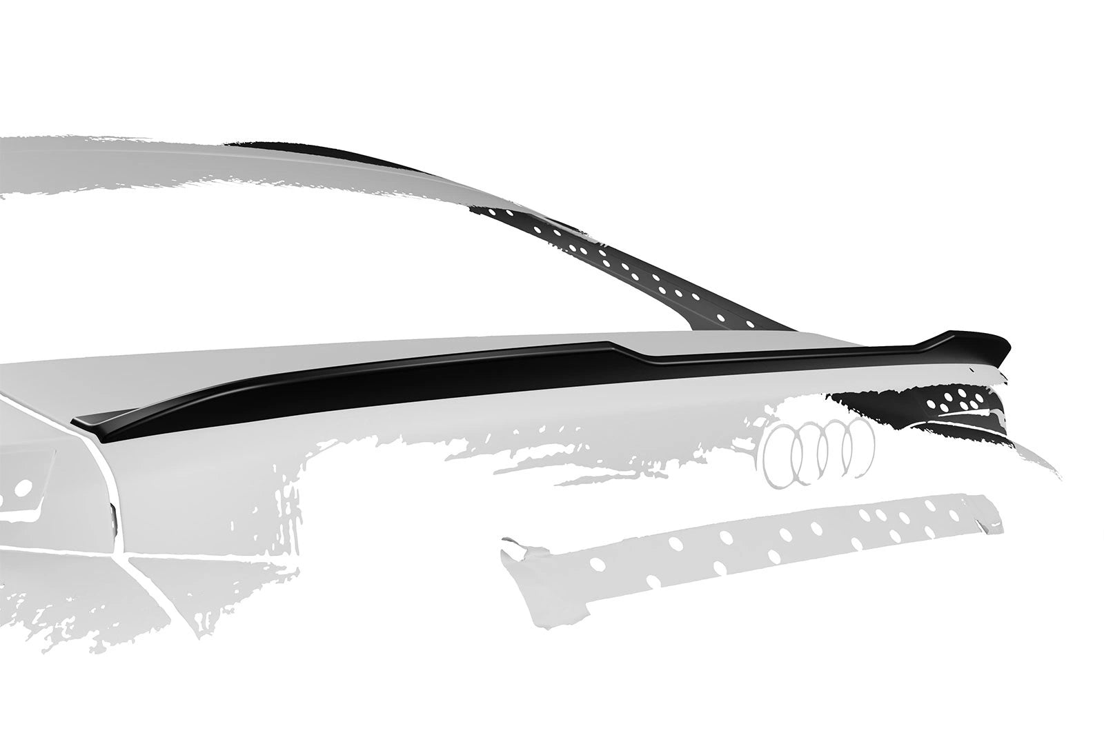 CSR Heckspoiler | Heckflügel mit ABE für Audi A5 B10 (Typ FU) Limousine HF329