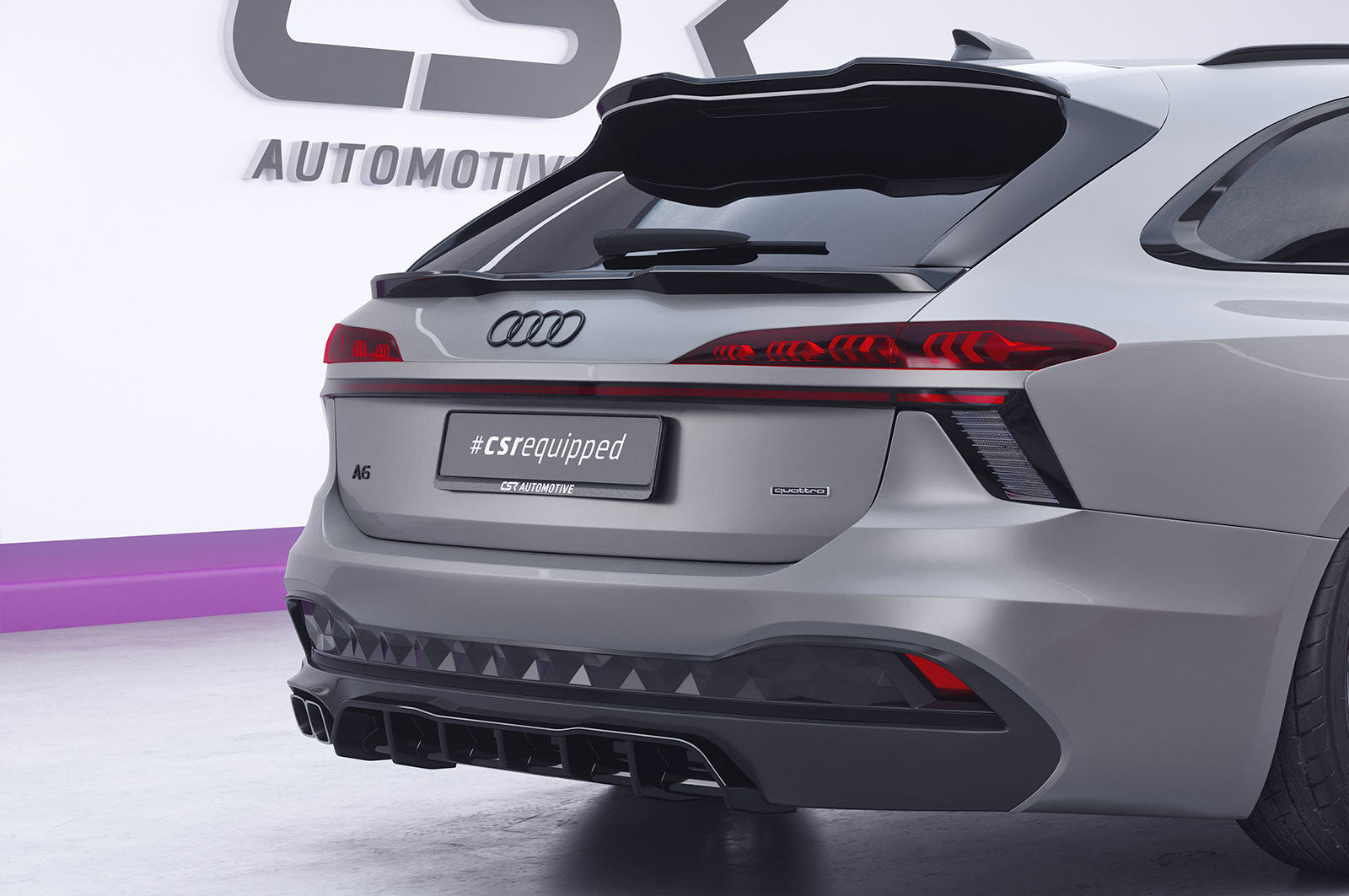CSR Heckspoiler | Heckflügel mit ABE für Audi A6 C9 Avant HF381