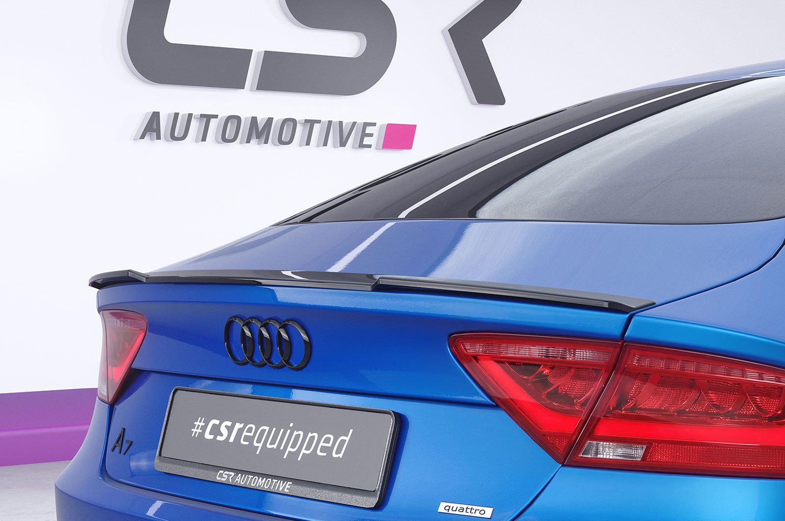 CSR Heckspoiler | Heckflügel mit ABE für Audi A7 / S7 C7 (4G) Sportback HF890