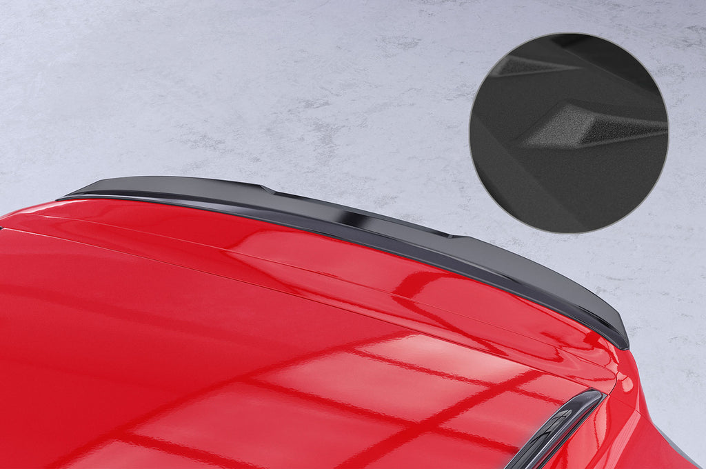 CSR Heckspoiler | Heckflügel mit ABE für Ford Focus MK3 ST Turnier HF770-S Strukturiert schwarz matt (keine Lackierung erforderlich)