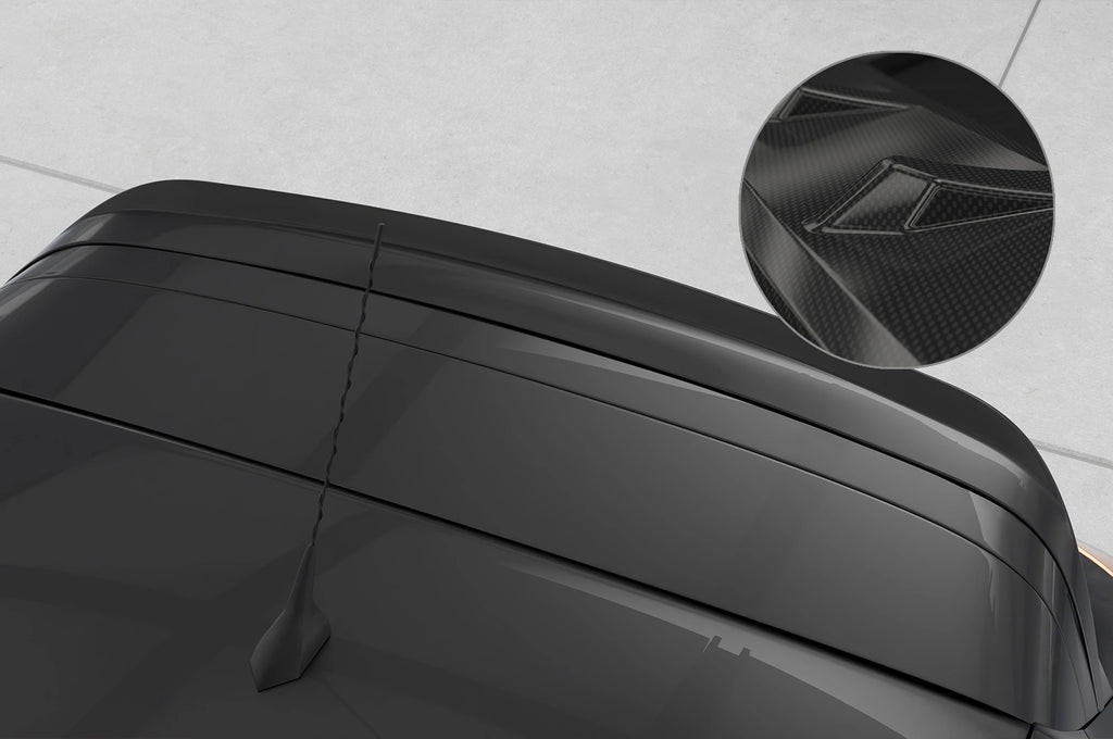 CSR Heckspoiler | Heckflügel mit ABE für Opel Corsa F HF647-C Carbon Look Hochglanz (keine Lackierung erforderlich)