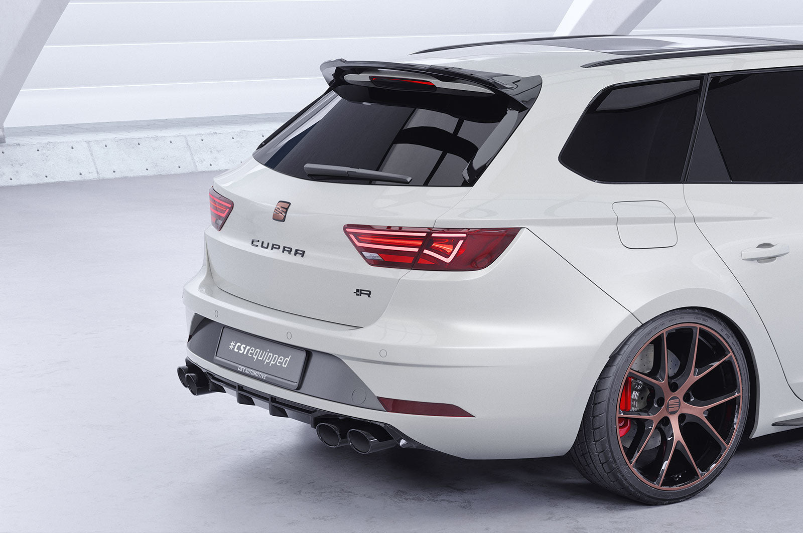 CSR Heckspoiler | Heckflügel mit ABE für Seat Leon 3 (Typ 5F) Cupra R ST HF167