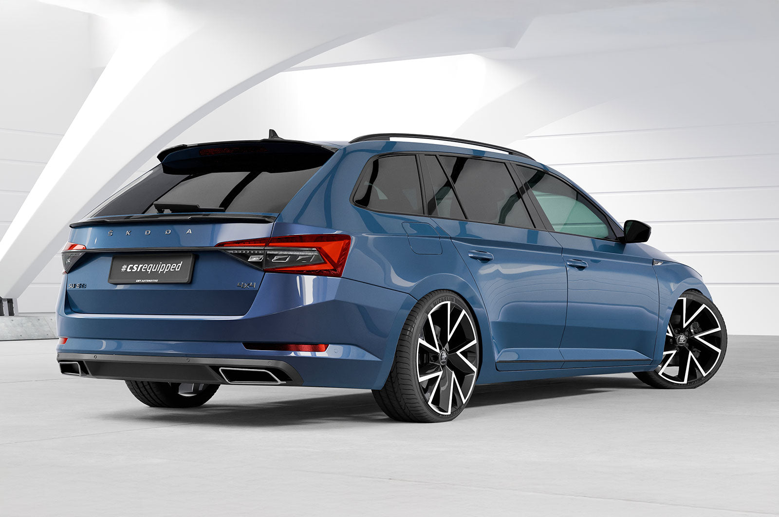 CSR Heckspoiler | Heckflügel mit ABE für Skoda Superb III (Typ 3V) Combi HF748