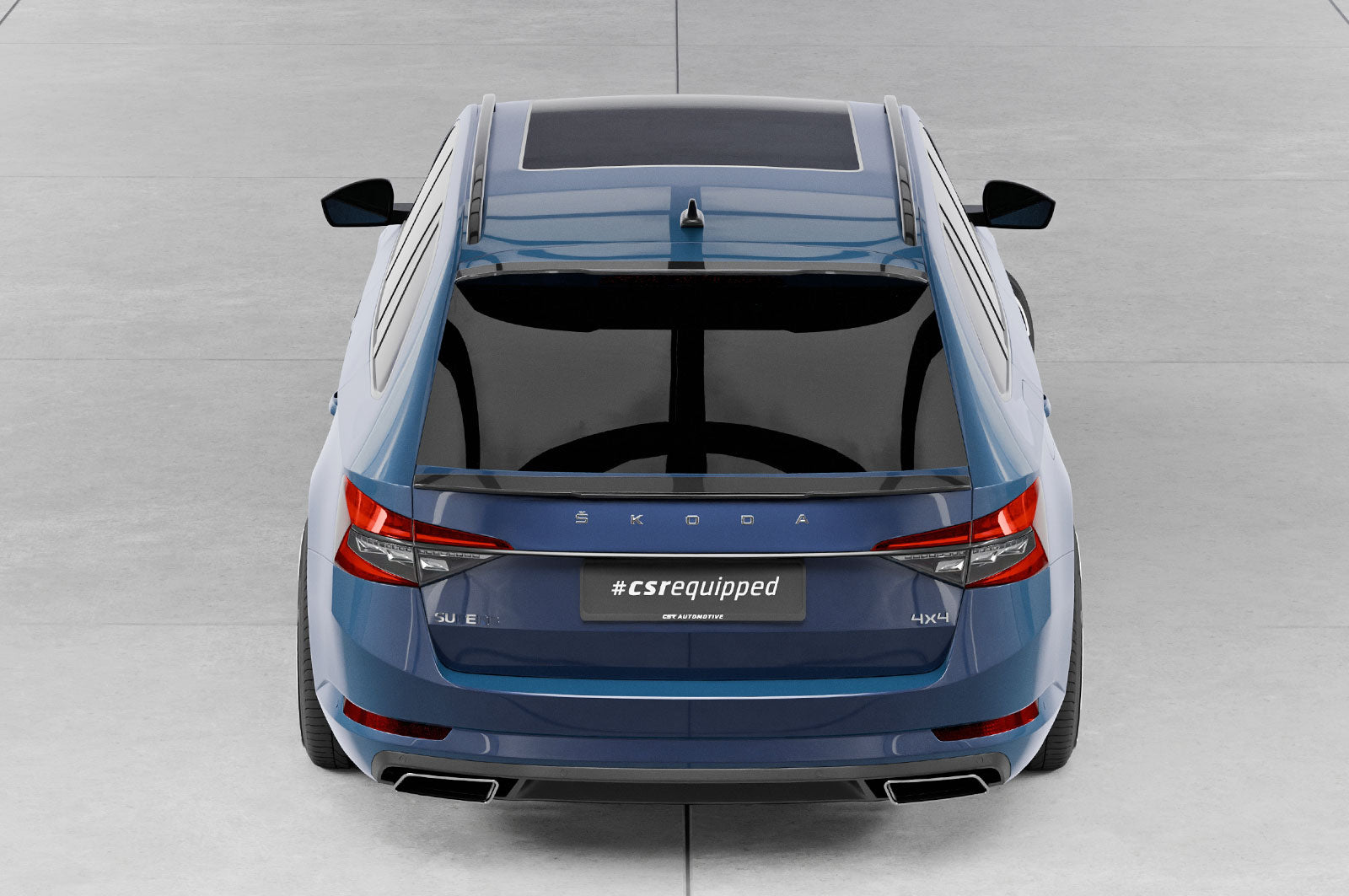 CSR Heckspoiler | Heckflügel mit ABE für Skoda Superb III (Typ 3V) Combi HF748