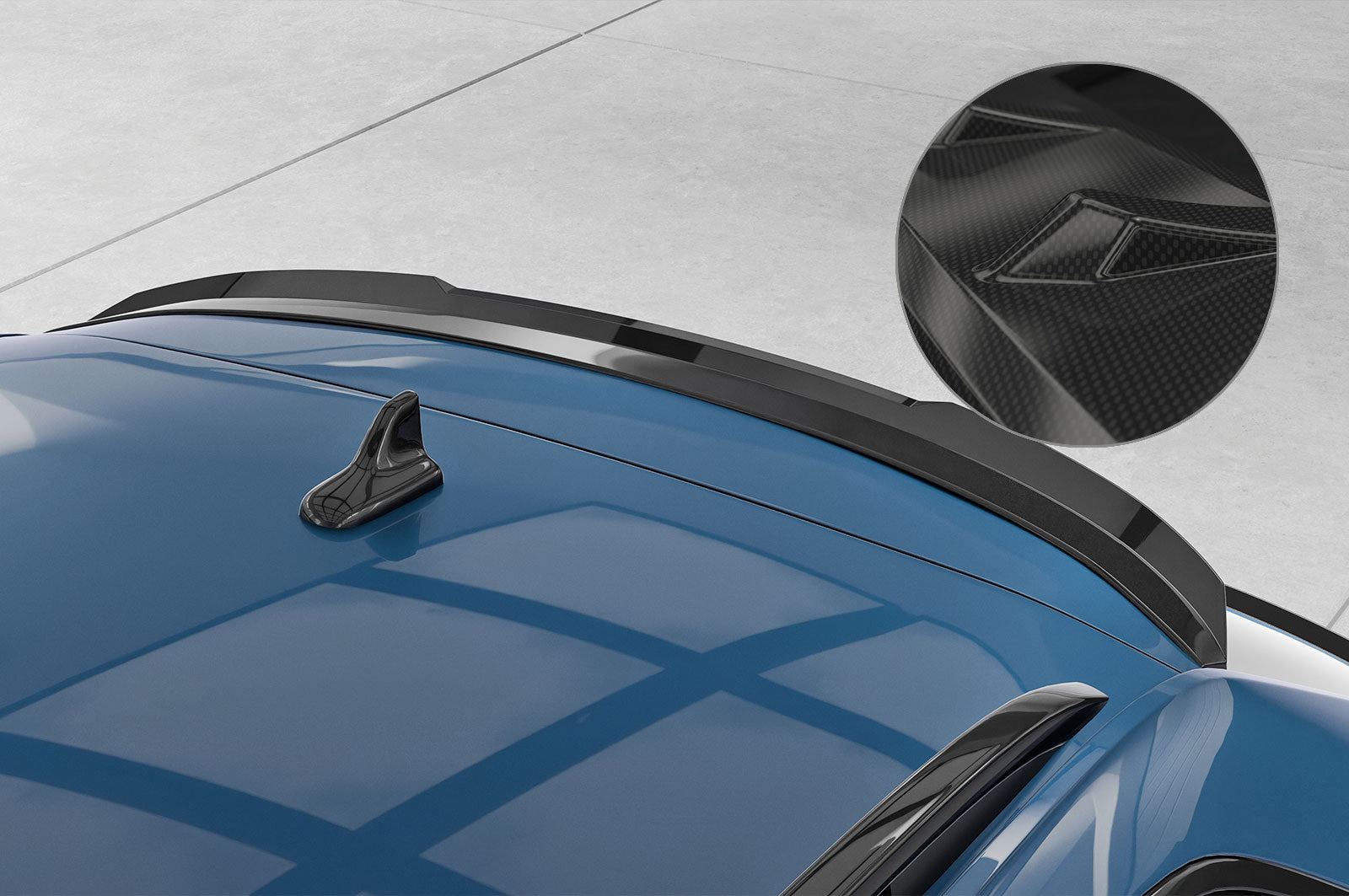 CSR Heckspoiler | Heckflügel mit ABE für Skoda Superb III (Typ 3V) Combi HF748-C Carbon Look Hochglanz (keine Lackierung erforderlich)