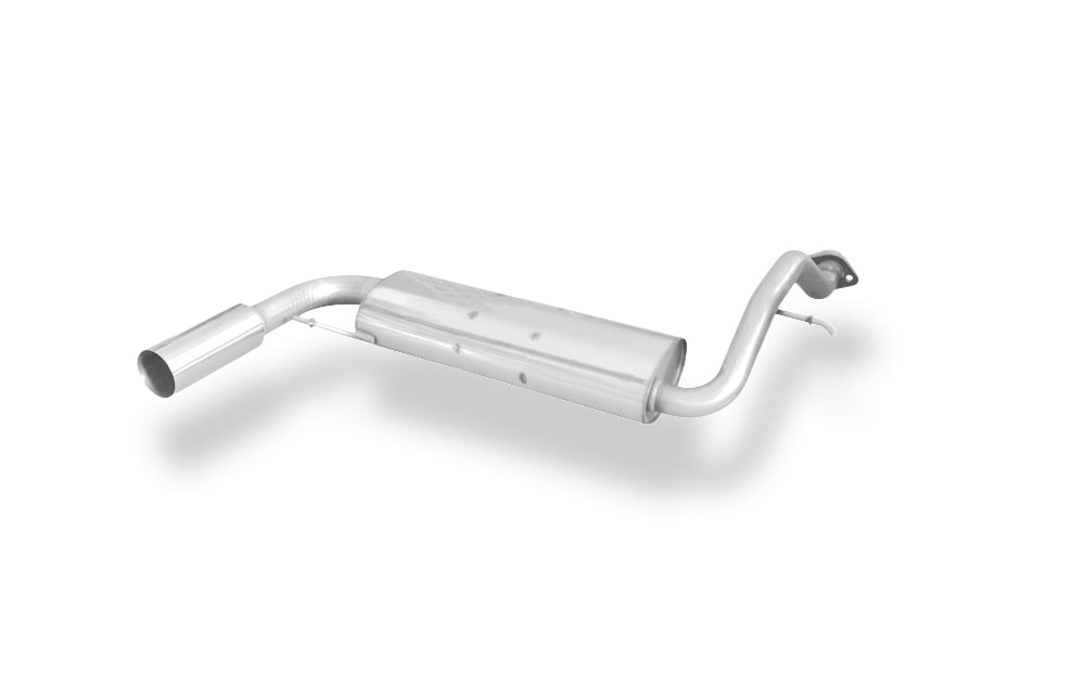 Fox passend für Honda Civic 4 + CRX II - EC8 EC9  ED6 ED7 ED9 Endschalldämpfer quer - 1x76 Typ 10 links
