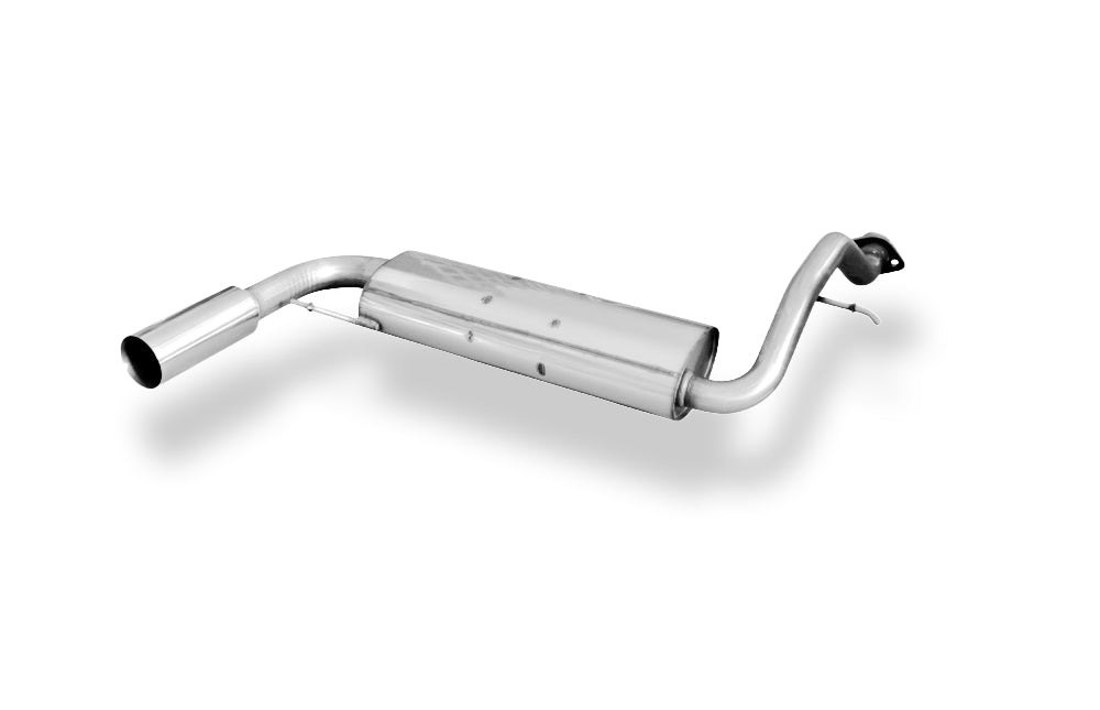 Fox passend für Honda Civic 4 + CRX II - EC8 EC9  ED6 ED7 ED9 Endschalldämpfer quer - 1x100 Typ 10 links