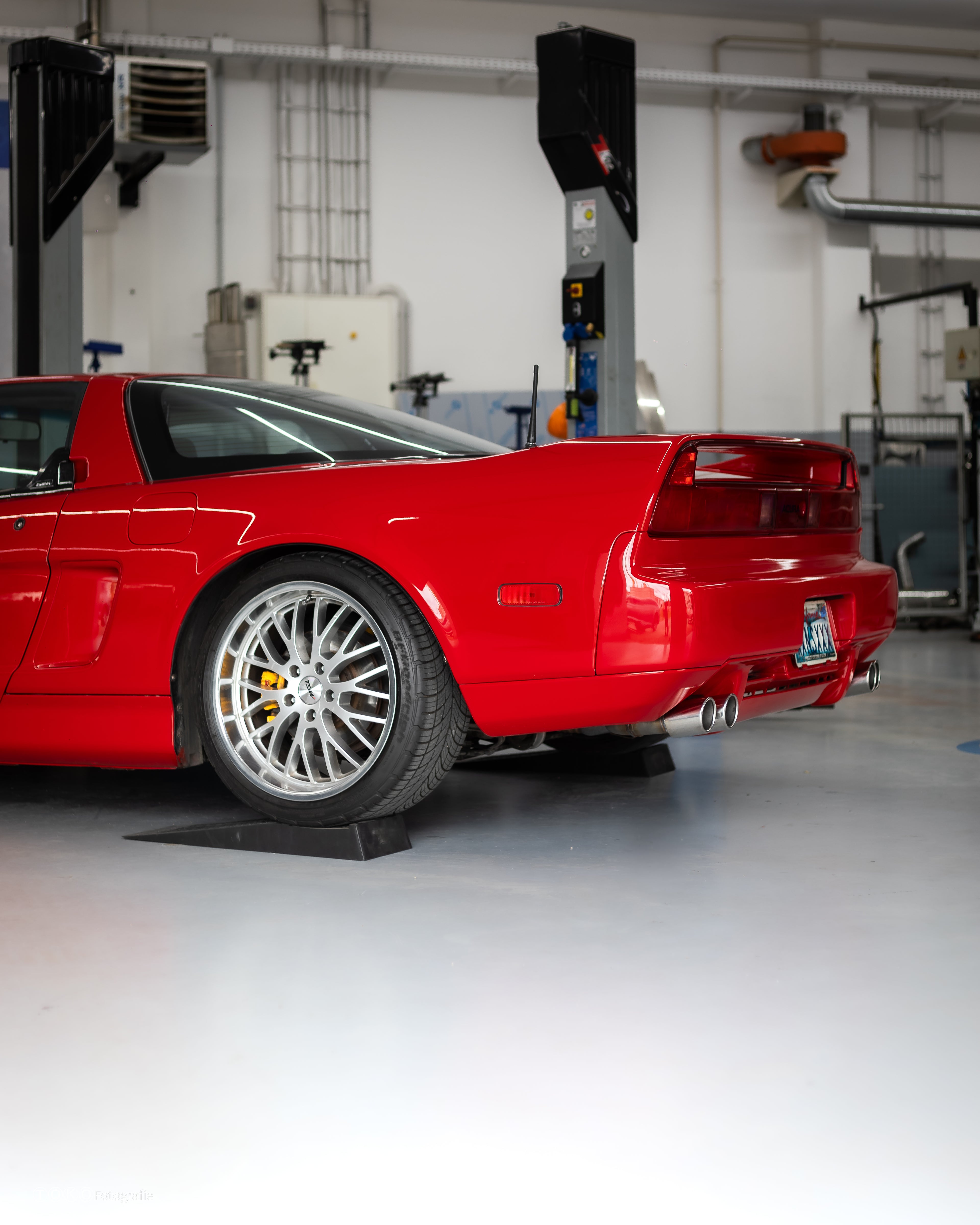 Fox passend fürHonda NSX I/ Acura NSX I Coupe Endschalldämpfer quer Ausgang rechts/links - 2x76 Typ 16 rechts/links