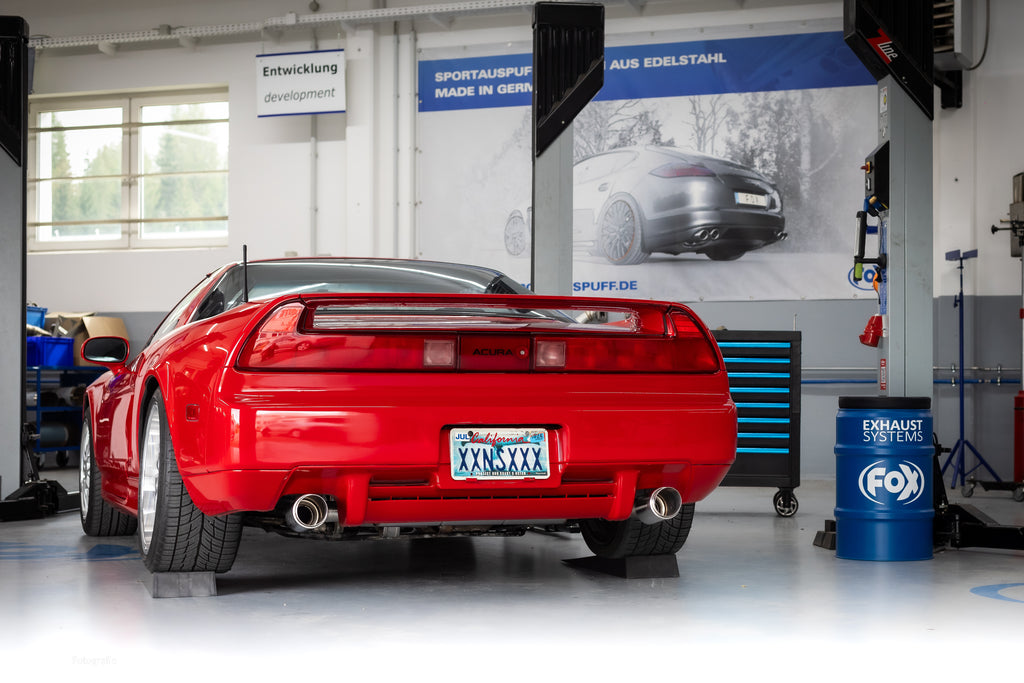 Fox passend fürHonda NSX I/ Acura NSX I Coupe Endschalldämpfer quer Ausgang rechts/links - 1x100 Typ 27 rechts/links