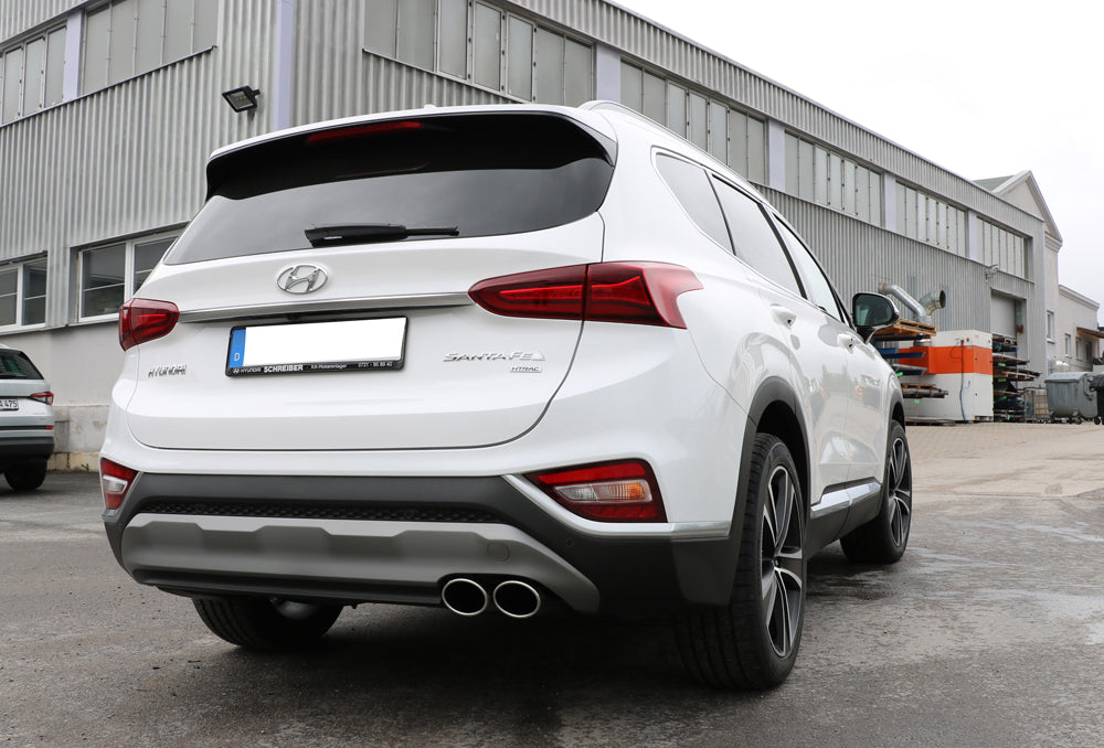 Fox passend für Hyundai Santa Fé 4x4 - TM Endschalldämpfer - 2x106x71 Typ 32
