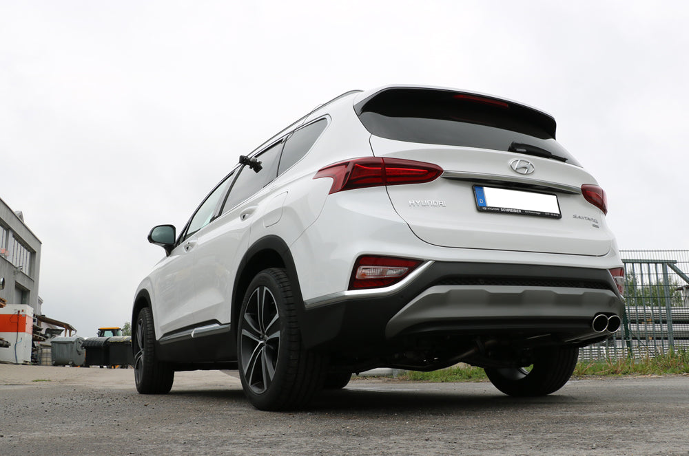 Fox passend fürHyundai Santa Fé 4x4 - TM Endschalldämpfer - 2x106x71 Typ 32
