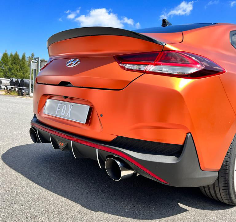 Fox passend fürHyundai i30N Fastback Facelift Endrohre passend auf den originalen Endschalldämpfer - 1x130 Typ 14 rechts/links