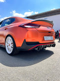 Fox passend für Hyundai i30N Fastback Facelift Endrohre passend auf den originalen Endschalldämpfer - 1x130 Typ 14 rechts/links