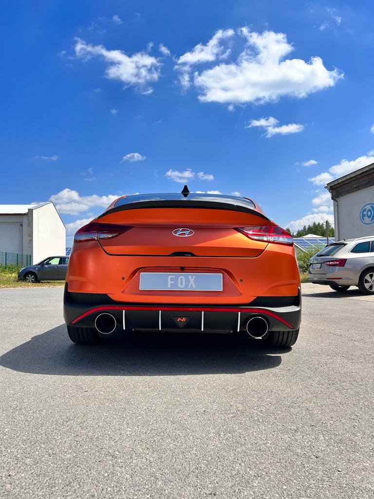 Fox passend fürHyundai i30N Fastback Facelift Endrohre passend auf den originalen Endschalldämpfer - 1x130 Typ 14 rechts/links