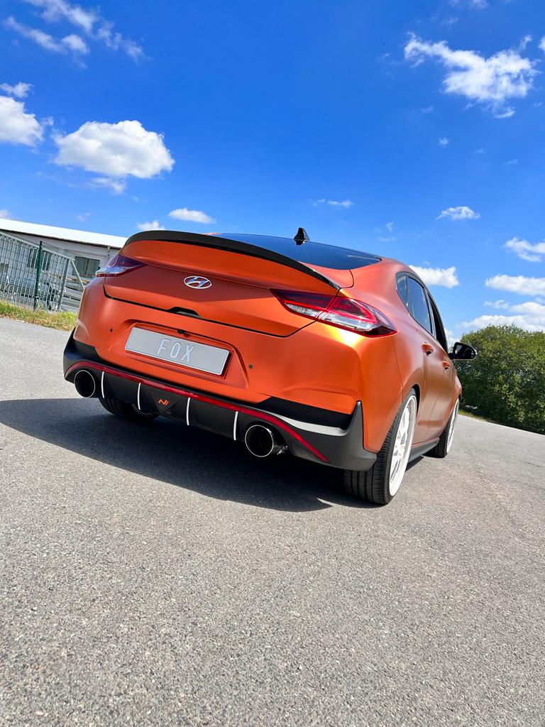 Fox passend fürHyundai i30N Fastback Facelift Endrohre passend auf den originalen Endschalldämpfer - 1x130 Typ 14 rechts/links