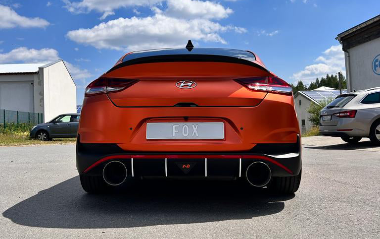 Fox passend fürHyundai i30N Fastback Facelift Endrohre passend auf den originalen Endschalldämpfer - 1x160 Typ 10 rechts/links
